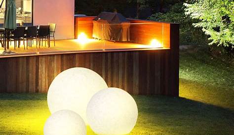 Luminaire solaire LED extérieur éclairage jardin boule
