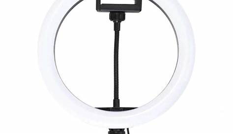 Lumiere Ronde Led Pour Telephone Generic 10 "Dimmable Selfie Lumière Avec Clip