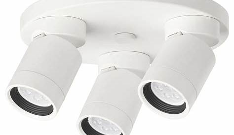 Luminaire Plafonnier 3 Spots /spot LED Lampes Oliver, Noir .fr