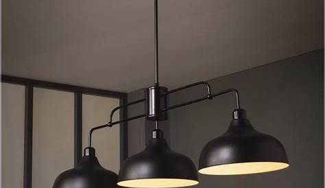 Vintage industrial glass chandelier modern minimalist