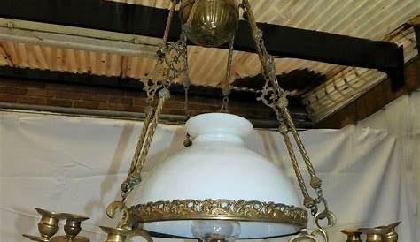 Luminaires Anciens Sur Ebay LUSTRE ANCIEN EN BRONZE PAMPILLES EN CRISTAL8 LAMPES