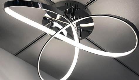 Luminaire suspension LED design rond EEK en métal blanc