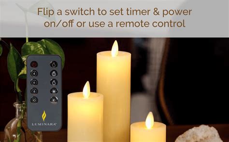 Luminara Candles With Remote Control