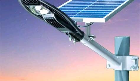Luminaria Led Solar 60W De Potencia para Exterior y Jardin