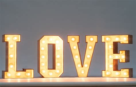 Luminaria De Letra Caixa