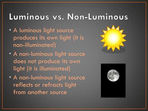 luminous definition chemistry