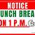 lunch break sign printable
