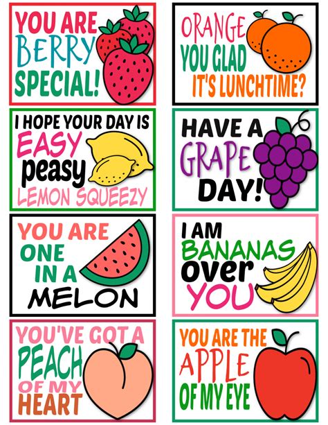 Printable Lunchbox Notes Today's Creative Life