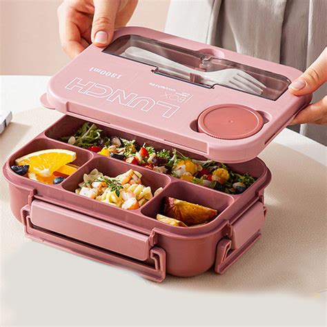 2/4 Layer Stainless Steel Bento Lunch Box Insulated Bento School