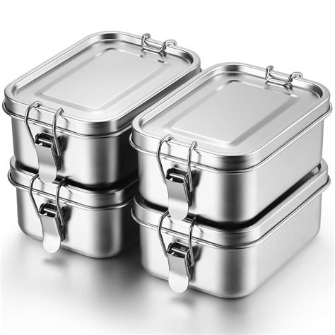 2/4 Layer Stainless Steel Bento Lunch Box Insulated Bento School