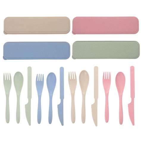 Portable Home 5 in 1 Microwave Bento Lunch Box + Spoon Utensils Food