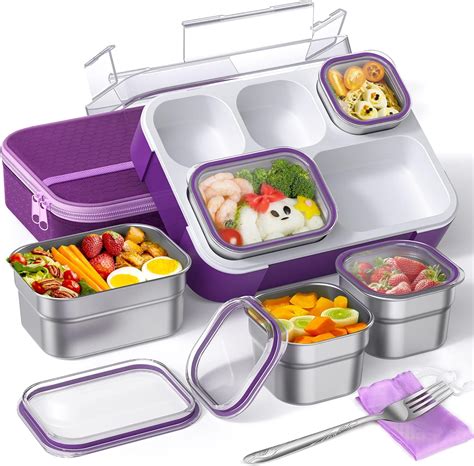 Versal 3 Compartment Lunch Box With Containers