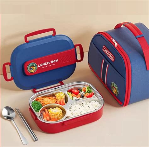 Jeopace Bento Box for Adults Lunch Container for Kids 3 Compartments