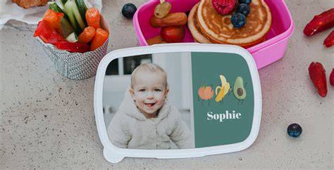 Personalised lunch boxes for school or work LovingLuxuries