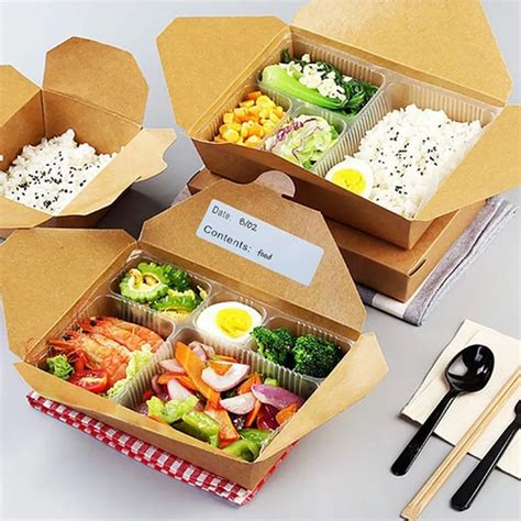 Disposable Restaurant Lunch Packing Box — Buy online at LunchBox.Sale