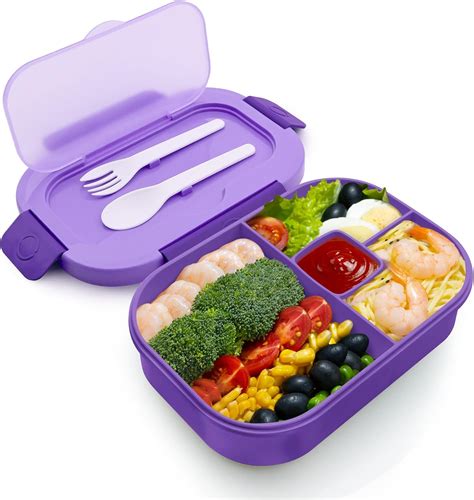 3pcs/set Healthy Plastic Lunch Box 600ml Bento Boxes Food Container