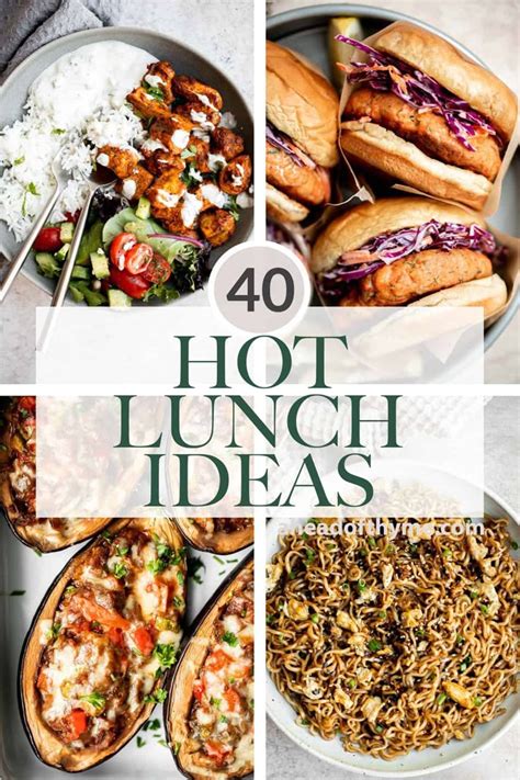 Lunch Entrees Ideas