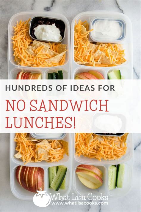 Lunch Ideas No Bread Uk