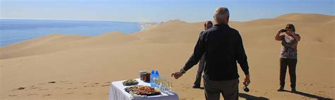 lunch setup Sandwich Harbour