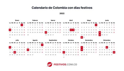 lunes festivo en colombia 2023