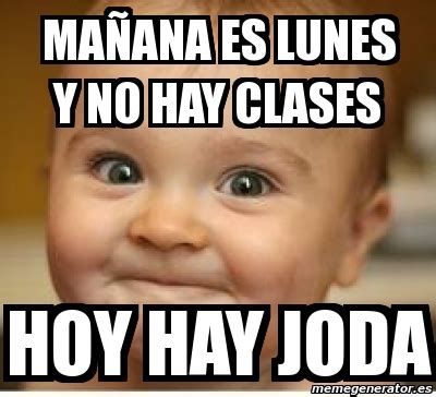 lunes no hay clases