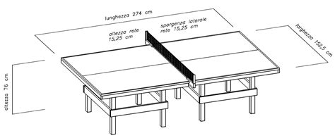 Lunghezza Tavolo Da Ping Pong