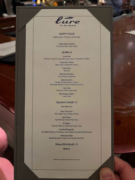 Discover the Ultimate Seafood Delights at Lure Fishbar: Explore Our Scrumptious Menu