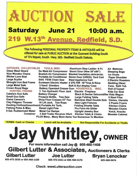 lutter auction hibid