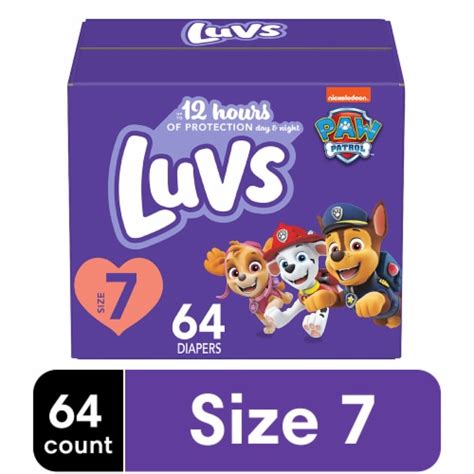 Luv Diapers Size 7