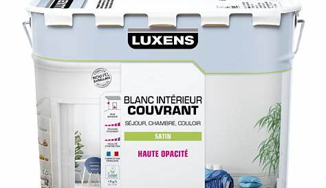 Luxens Blanc Satin 5l PEINTURE INTERIEURE BLANC CREAM 5 LUXENS SATIN 0.5L