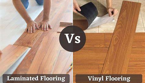 Vinyl versus laminate flooring comparison and contrast