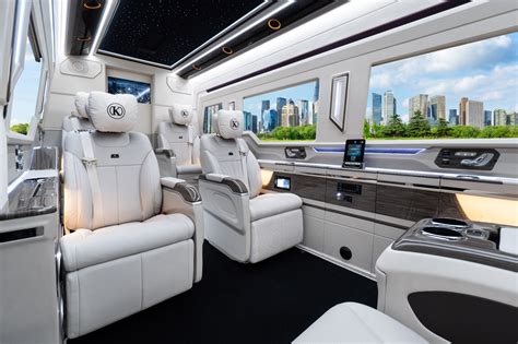 luxury shuttle interior