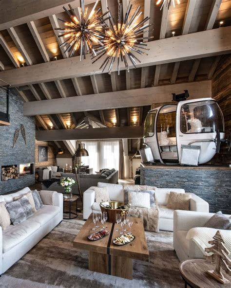 Luxury Ski Chalet Interior
