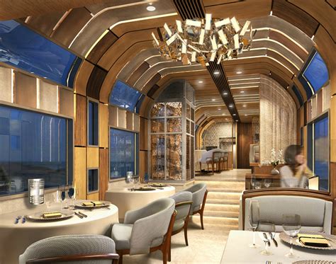 luxury train interior