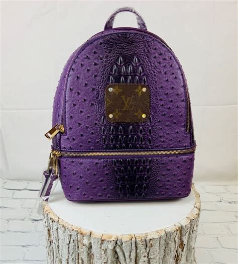 Lv Backpack Purple