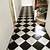 lvt tile black and white