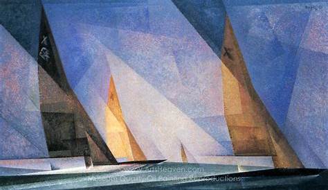 Lyonel Feininger Sailing Boats , 1929. Detroit Institute Of Arts