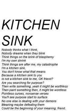 Uncovering The Hidden Meanings Behind The Lyrics To Kitchen Sink