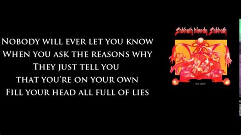 lyrics black sabbath black sabbath