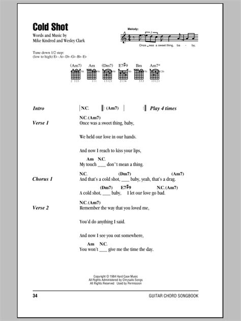 Lyrics Cold Shot Stevie