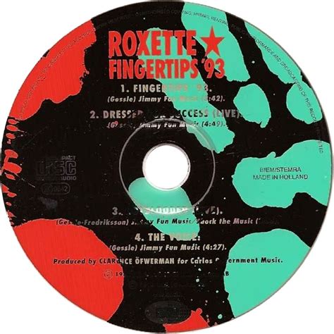 Lyrics Fingertips Roxette