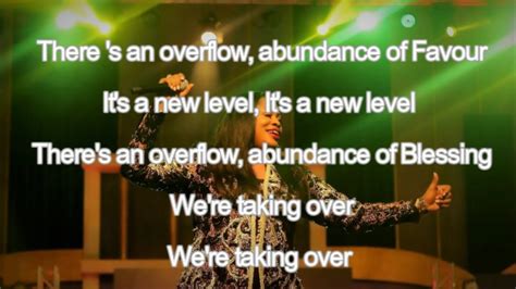 lyrics of overflow by sinach