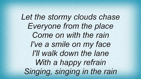 lyrics of singing in the rain