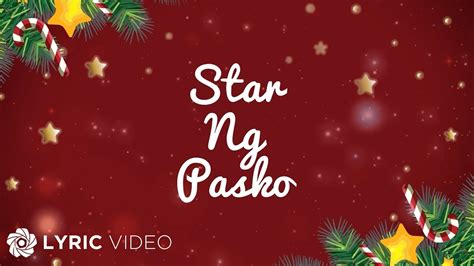 lyrics of star ng pasko