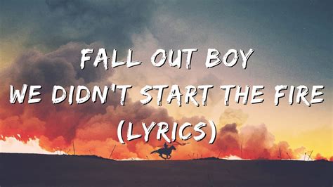 Lyrics Start The Fire