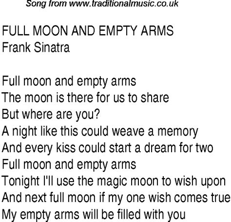 lyrics to full moon and empty arms