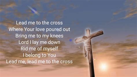 lyrics to lead me to the cross