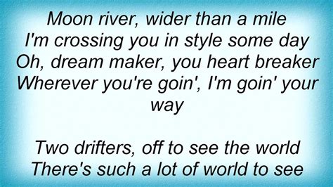 lyrics to moon river