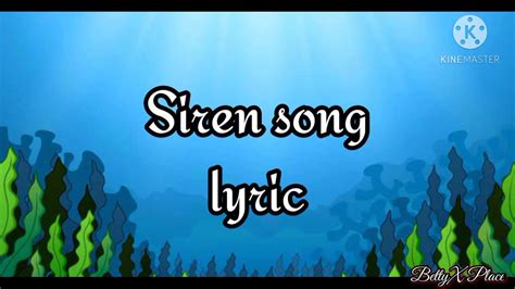 lyrics to siren song