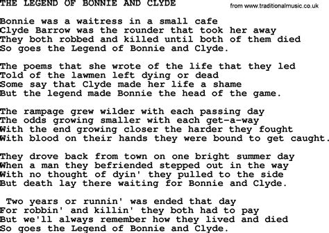 lyrics to the bonnie and clyde theme song